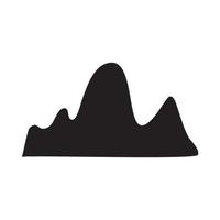 Mountain icon Logo vector