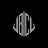 BC initial monogram real estate with building design vector