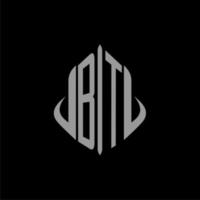 BT initial monogram real estate with building design vector