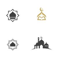 Mosque vector icon illustration design