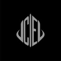 CE initial monogram real estate with building design vector