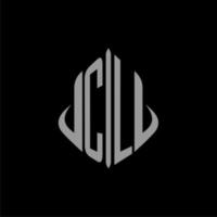 CL initial monogram real estate with building design vector