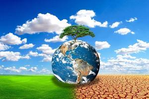 Carbon Neutral Reduction Concept to Prevent Global Warming photo