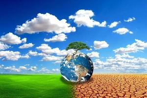 Carbon Neutral Reduction Concept to Prevent Global Warming photo