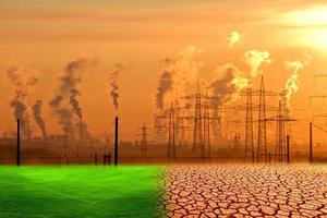 Carbon Neutral Reduction Concept to Prevent Global Warming photo