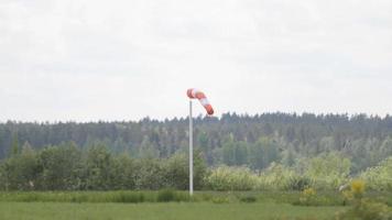 windsock near the airport video