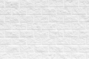 White brick wall pattern background for copy space and texture photo