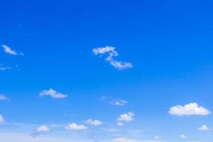 Blue sky in white cloud  clear view for background and texture photo