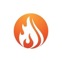 flame icon fire vector design