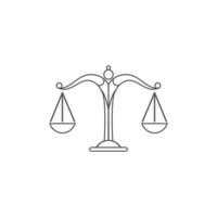 justice law Logo Template vector