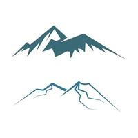 Mountain icon Template Vector