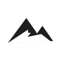 Mountain icon Logo vector