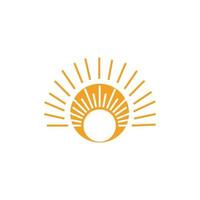 Sun Vector illustration Icon