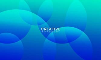 Abstract blue background with circles. Dynamic shapes composition. Vector illustration