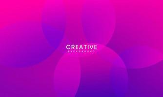Abstract purple background with circles. Dynamic shapes composition. Vector illustration