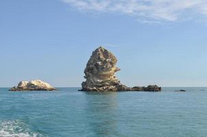 White cliffs in Vieste photo