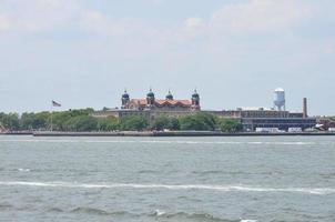 Ellis island main building in New York photo