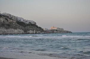 White cliffs in Vieste photo