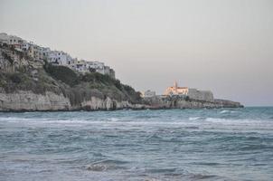 White cliffs in Vieste photo