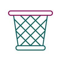 Paper Bin Vector Icon