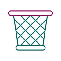 Paper Bin Vector Icon