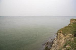 Beautiful landscape view of Padma river in Bangladesh photo