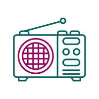 icono de vector de radio