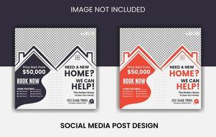 Modern and creative social media posts or web banners with color variation template, Set of Editable minimal square banner template vector