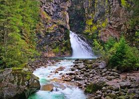 Reinbach Waterfall, South Tyrol, Italy, 2022 photo