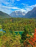View on the Zugspitze, Tirol, Austria, 2022 photo