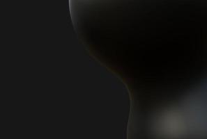 Black luxury elegant abstract background with copy space. 3d rendering. photo