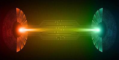 Modern Holographic Projector Technology Background vector