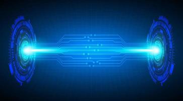 Modern Holographic Projector Technology Background vector