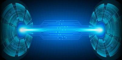Modern Holographic Projector Technology Background vector