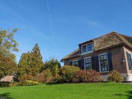 Giethoorn in the netherlands photo