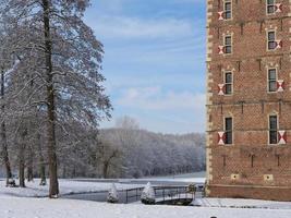 Winter time at Raesfeld castle photo