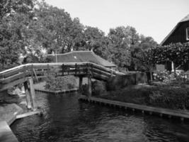 Giethoorn in the netherlands photo