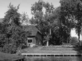 Giethoorn village in holland photo