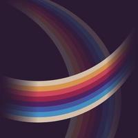 Abstract Retro Neon Color Stripes Rainbow Pattern Wallpaper vector