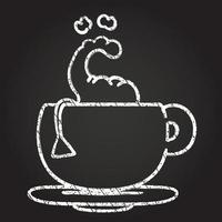 Tea Chalk Drawing vector