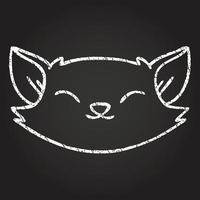 Cat Chalk Drawing vector