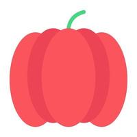 Healthy diet icon, vector design of pumpkin