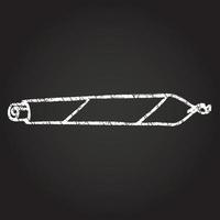 Rolled Joint Chalk Drawing vector