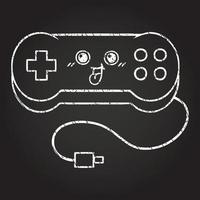 Game Controller Chalk Drawing vector