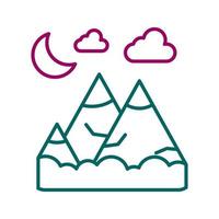 Mountains Vector Icon