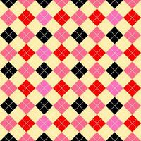 beautiful seamless argyle pattern design vector