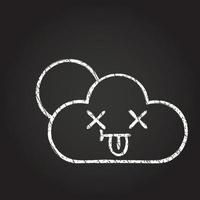 Cloud Chalk Drawing vector