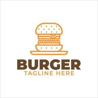 Burger Logo Template vector
