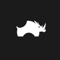 Template logo simple rhino vector