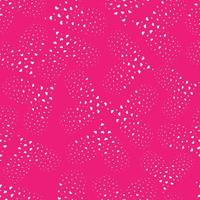 Seamless pattern with hand drawn  hearts on the pink background. vector